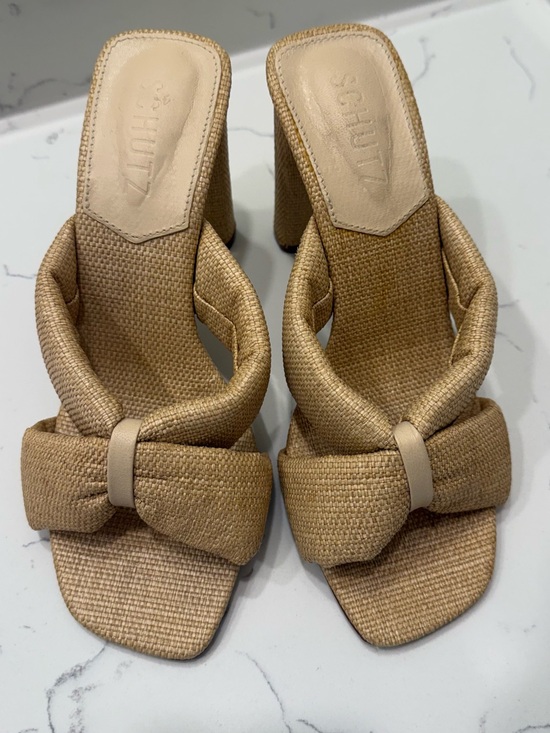 SCHUTZ Shoes - SCHUTZ Fairy High Sandal Block Heel Mules